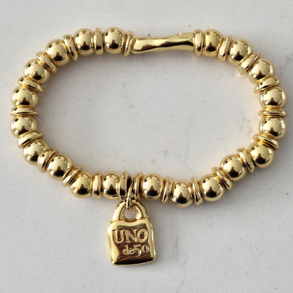 UNO de 50 Bracelet • BOHEMIAN • Gold - Picture 2 of 10